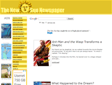 Tablet Screenshot of newsun.com